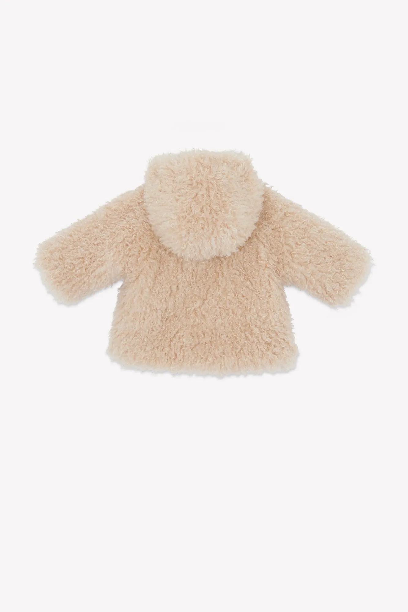 Bonton Mignon jakke mouton sherpa med hætte