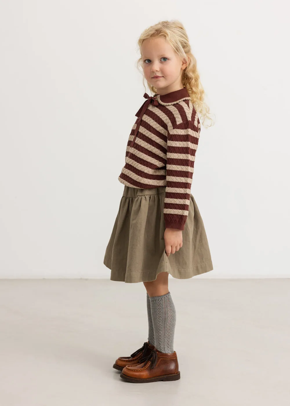 MarMar Copenhagen Taneno trøje Gold Glitter Stripe pige