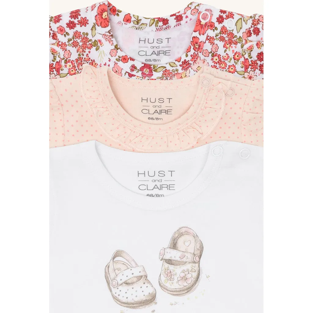 Hust & Claire Alda T-shirt Hvid Bomuld