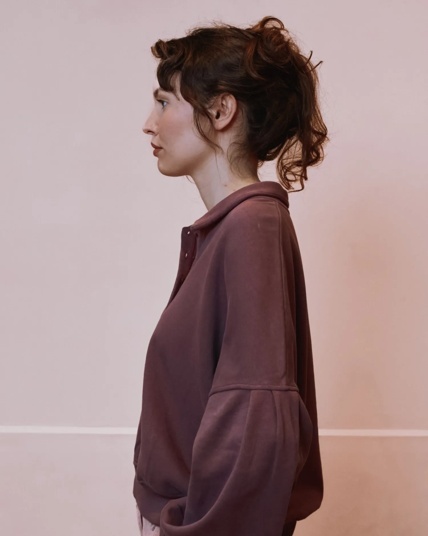 Emile et Ida Ennie sweatshirt lilla polo øko