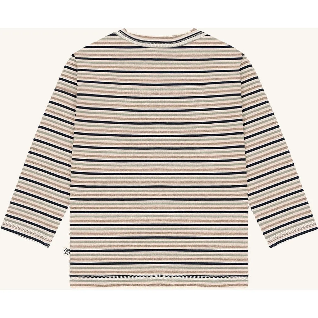 Hust & Claire HCAugust Story bluse french oak stribet