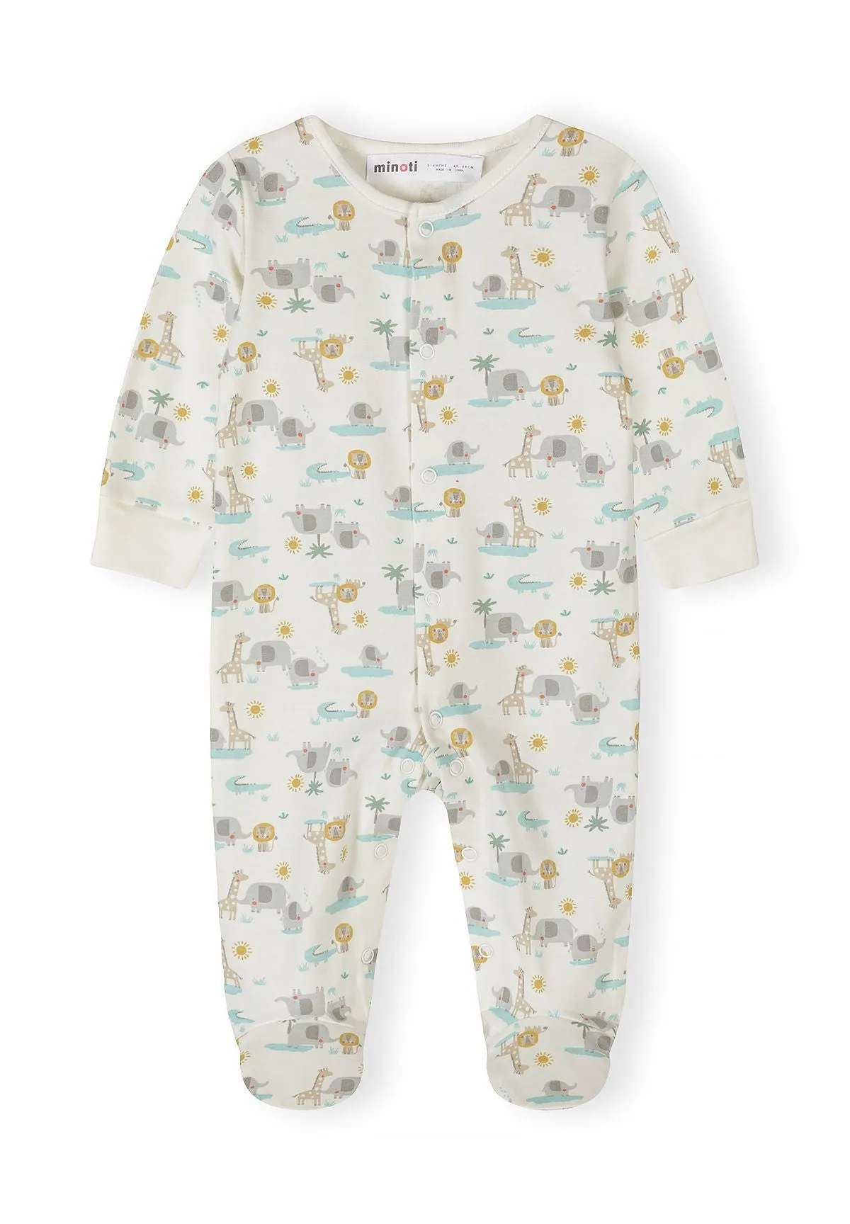 Minoti 44526 sparkedragt 3-pak safari bomuld