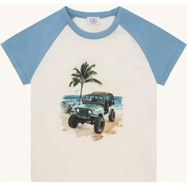 Hust & Claire HCAnton Jeep t-shirt glacier bomuld