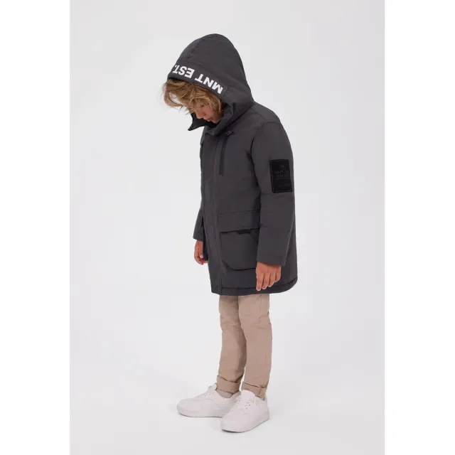 Minoti 45266 parka til drenge grå varm