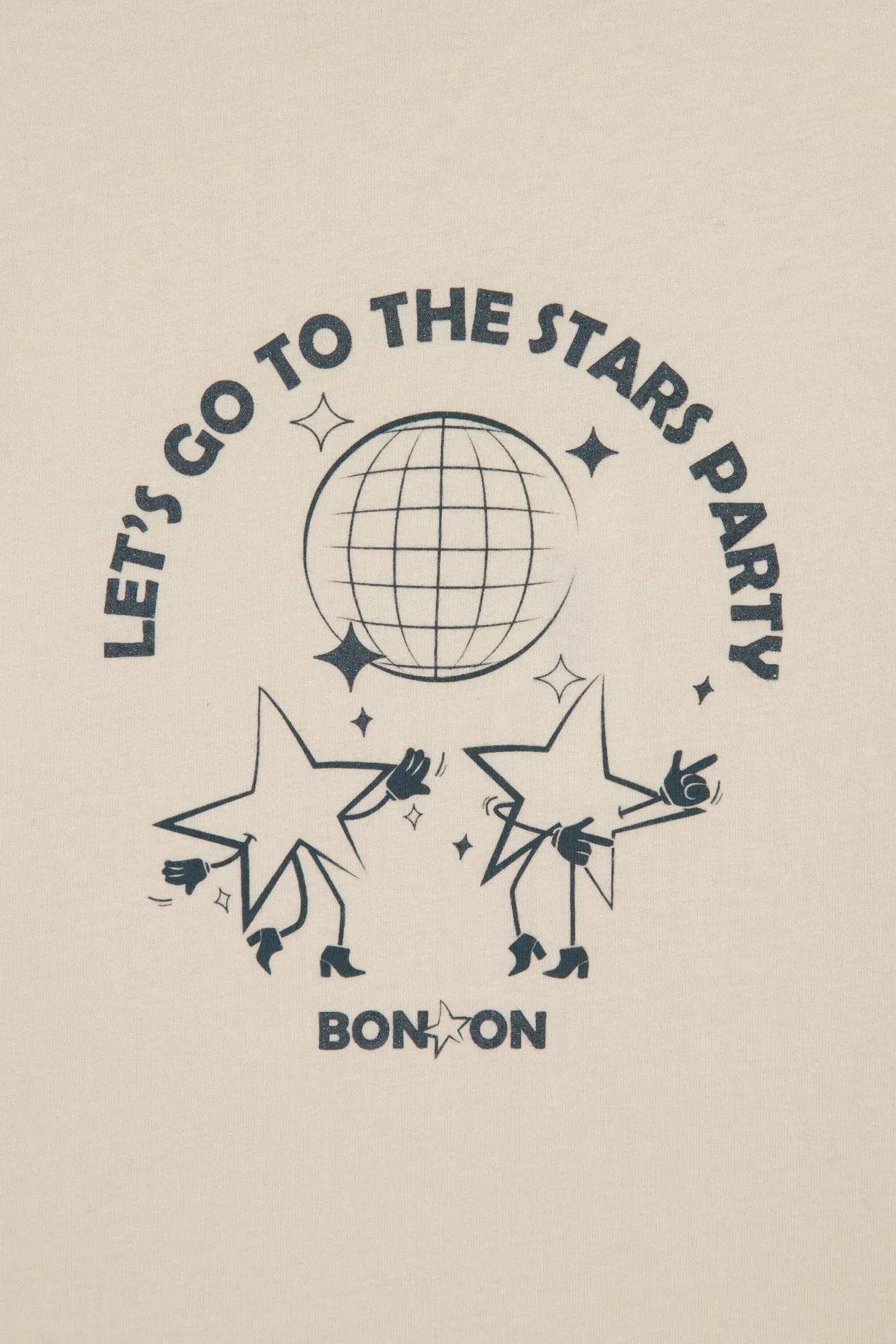 Bonton Titty Stars Mouton T-shirt langærmet stjerne