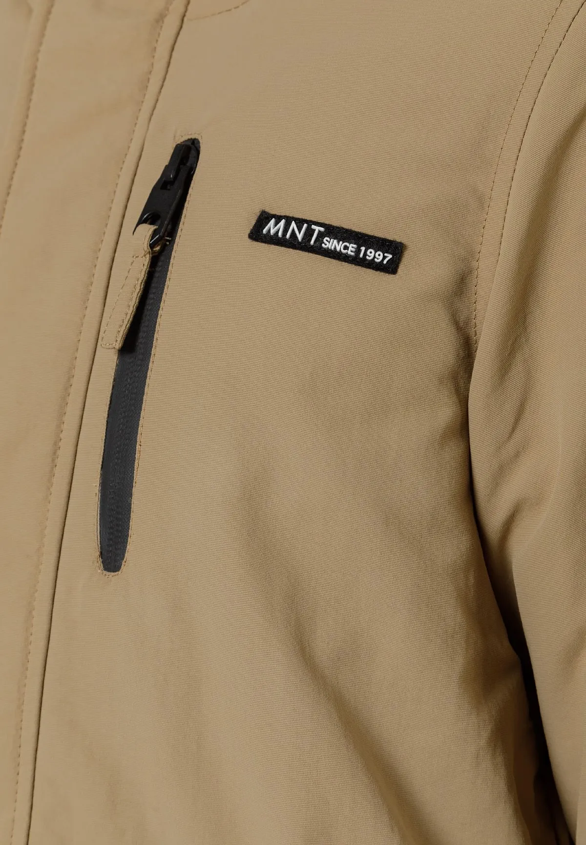 Minoti 41083 parka teddyfutter beige til drenge