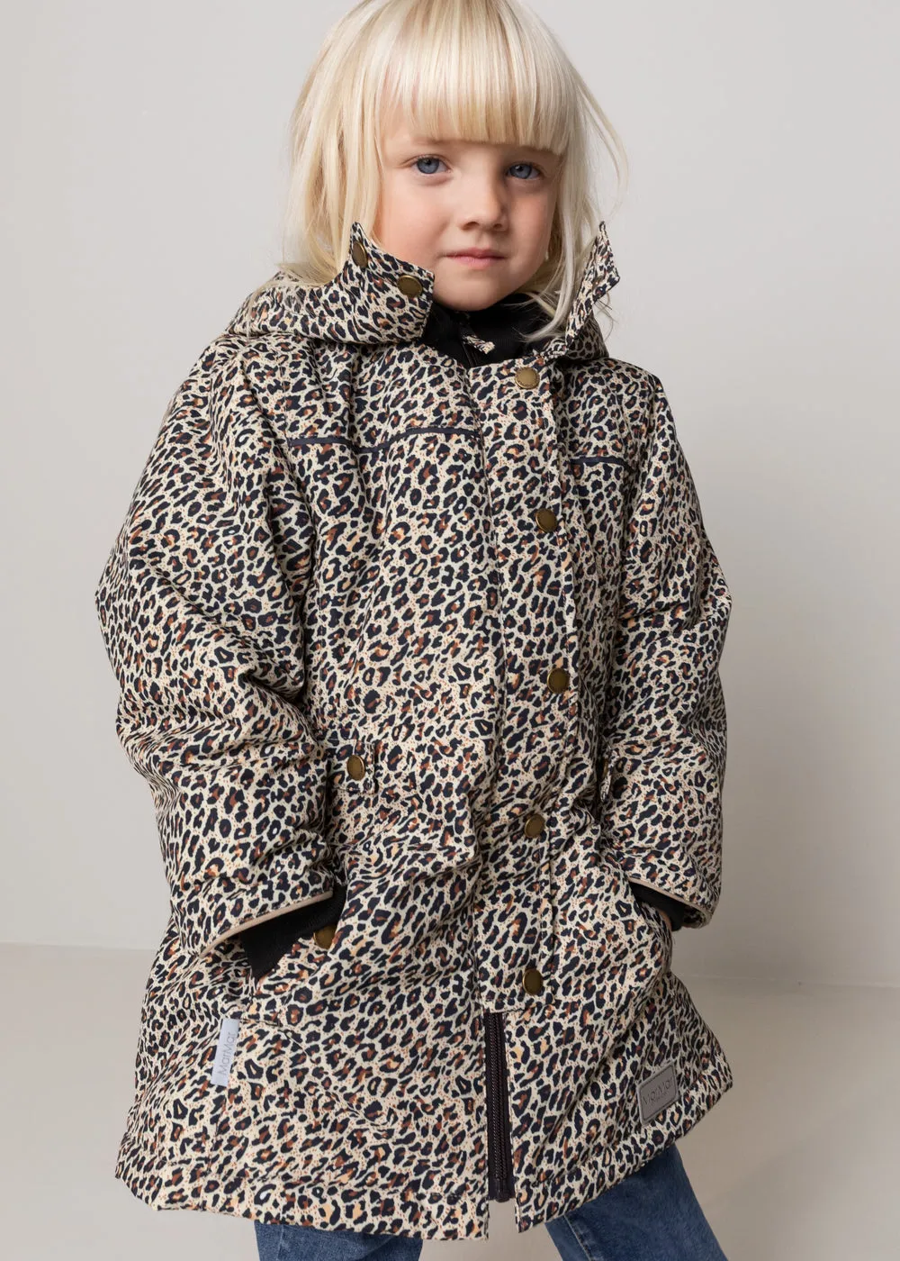 MarMar Olga Jacket vinterjakke Leopard varm thermolite