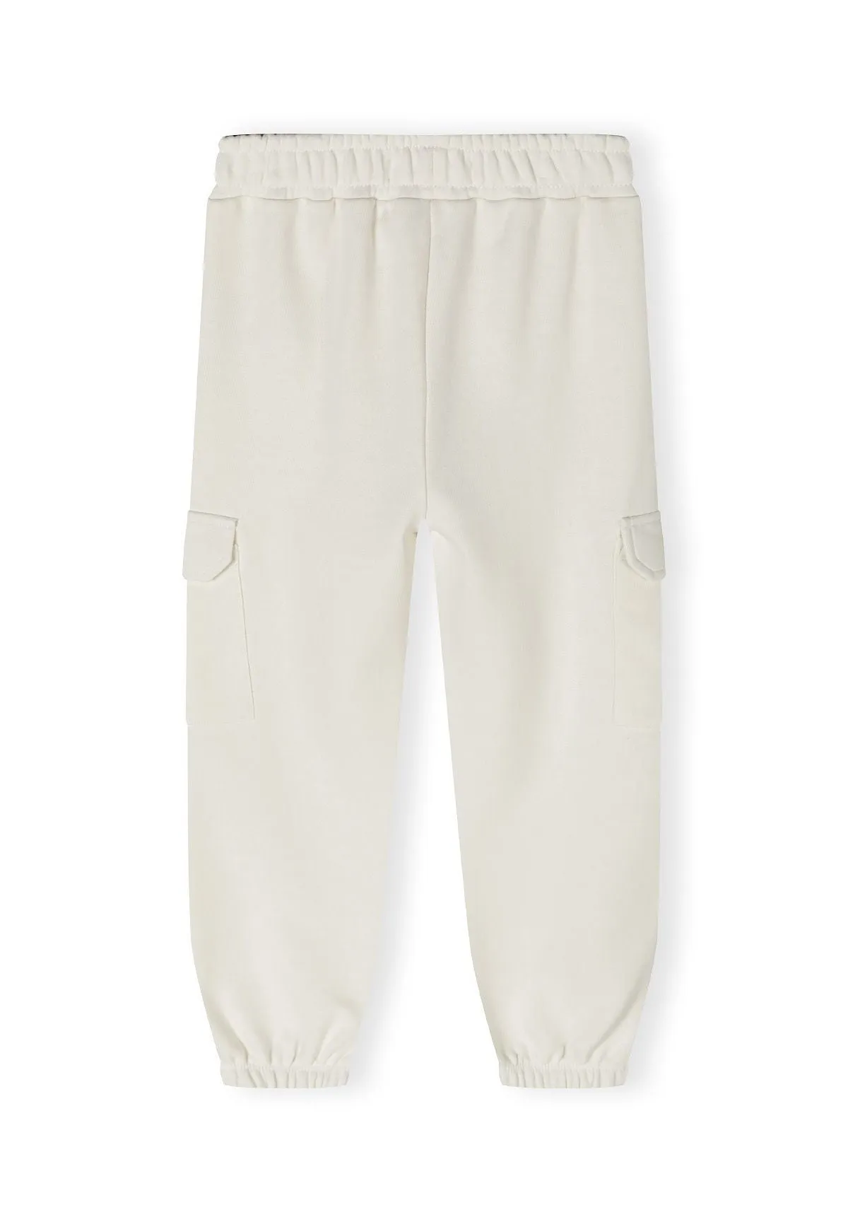 Minoti 42905 joggingbukser hvid fleece str. 104