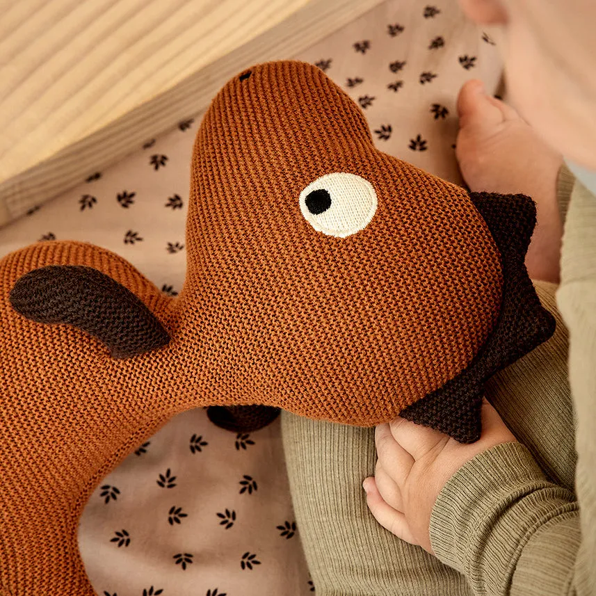 nuuroo Andrea bamse Caramel Café 23 cm økologisk