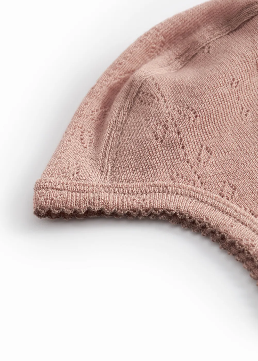 MarMar Hoody uldhue Burnt Rose pointelle