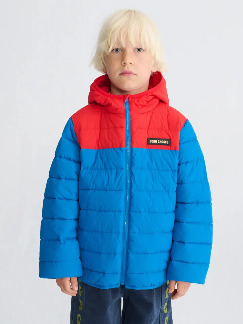 Bobo Choses All About Monsters down filled anorak 2-3Y blå