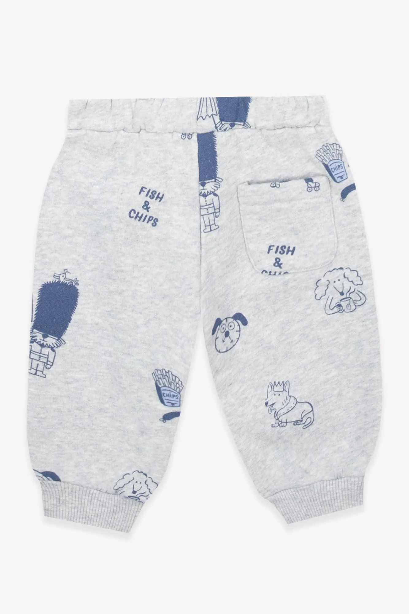 Bonton Legere Dogs & Chips joggingbukser bomuld
