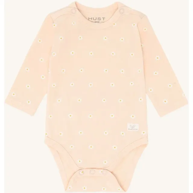 Hust & Claire Bam Elements langærmet body Quartz bomuld