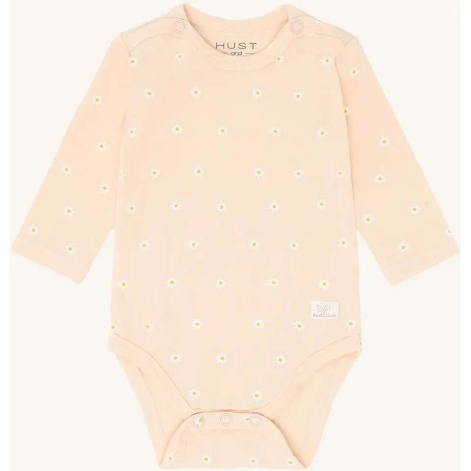Hust & Claire Bam Elements langærmet body Quartz bomuld