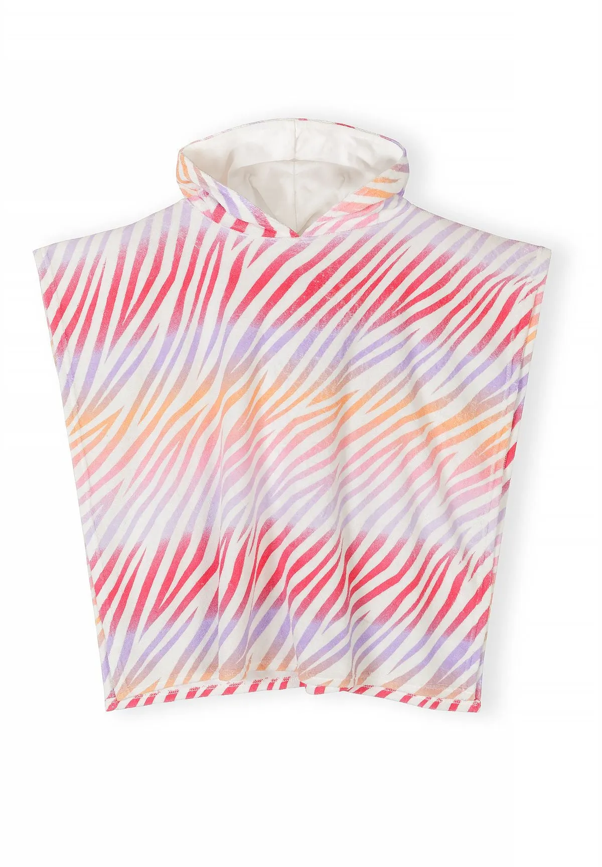 Minoti 44496 badeponcho zebra frotté