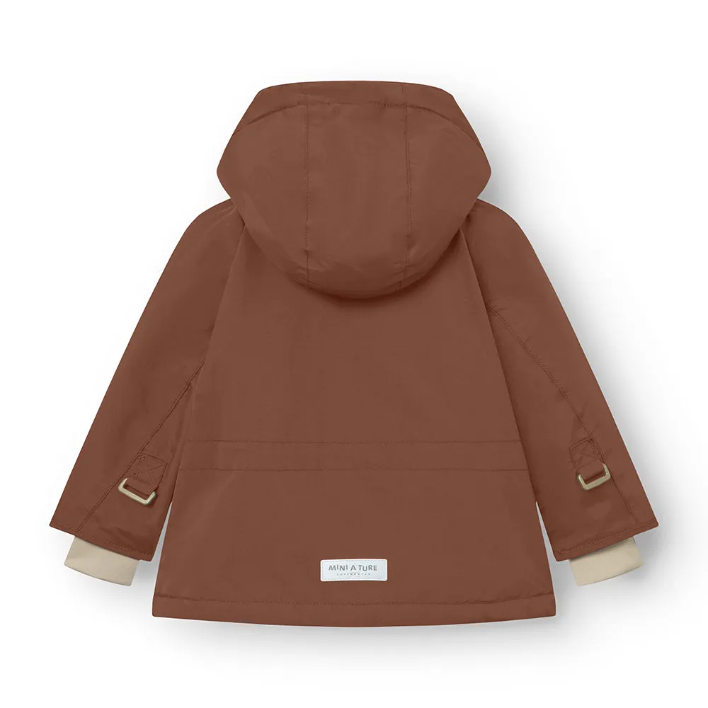 MINI A TURE Matwally vinterjakke Rootbeer brown 4y/104cm