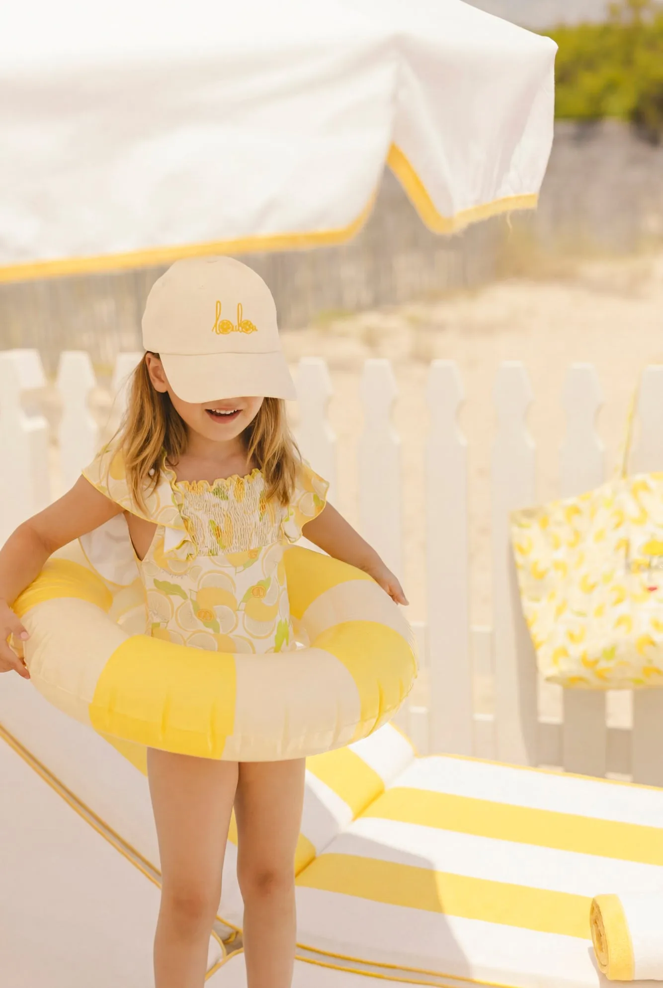 Bonton Nada Limone badedragt citron 1-delt 2-14Å