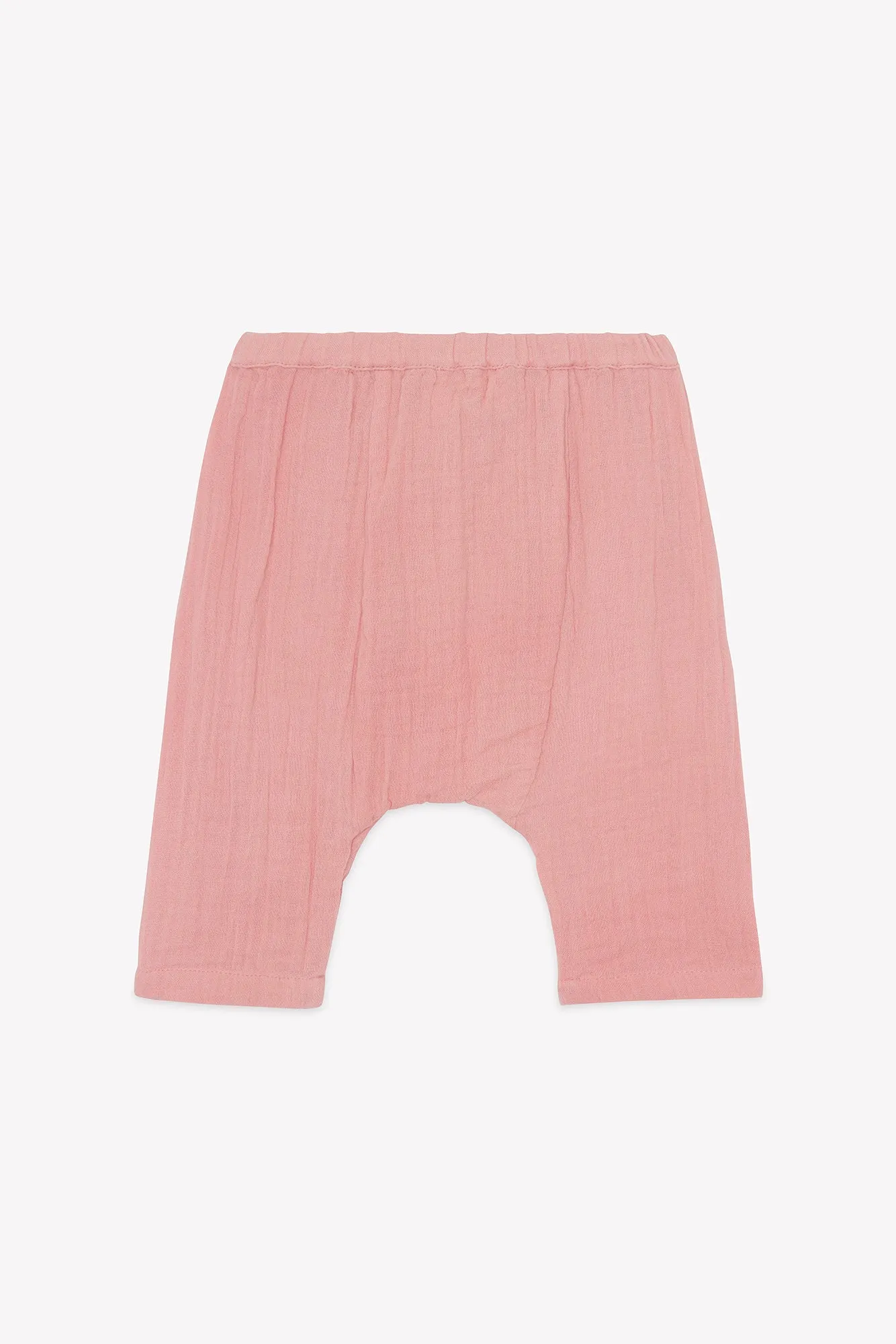 Bonton Laos rosa bukser i bomuldsgaze baby