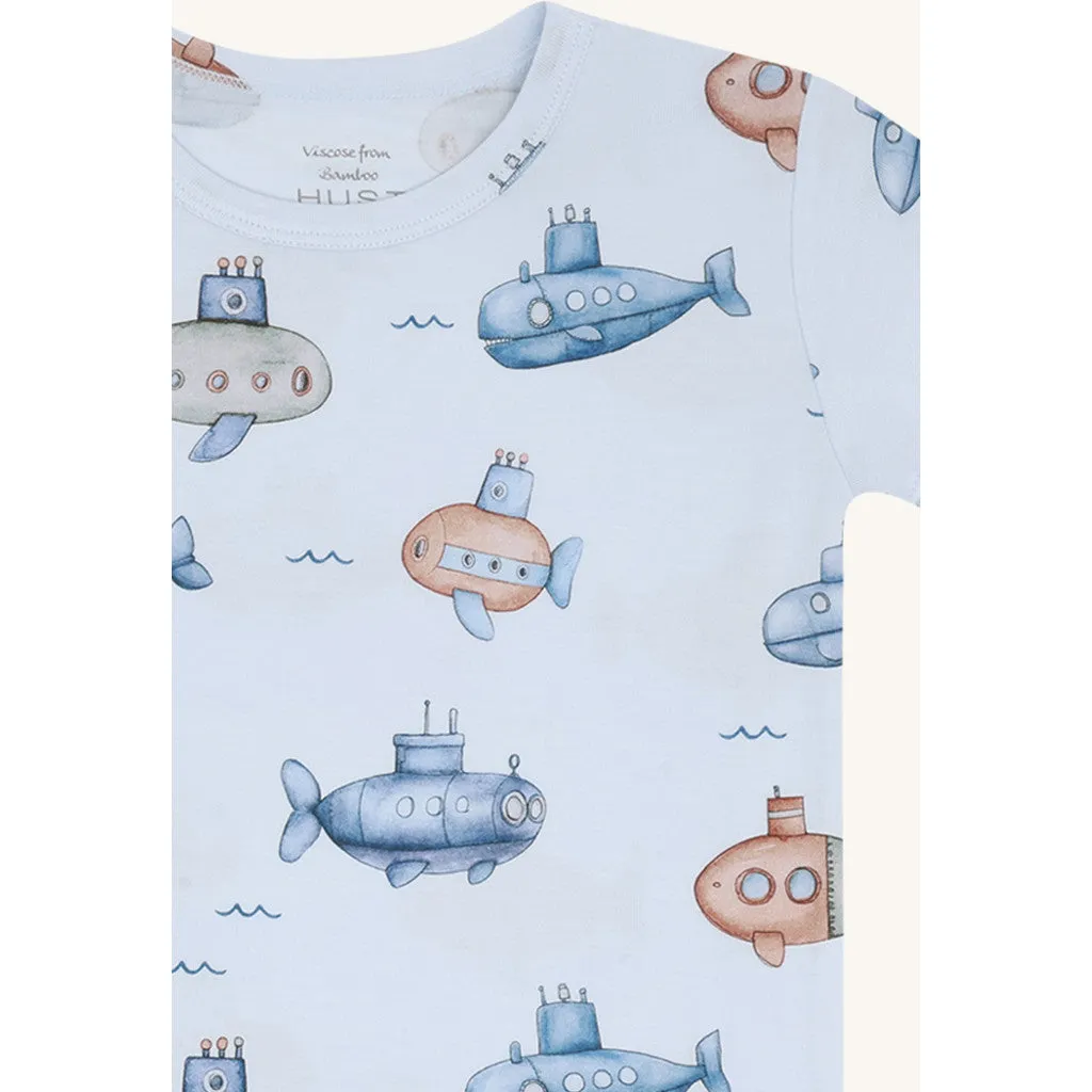 Hust & Claire HCAustin Submarine langærmet t-shirt Water bambus