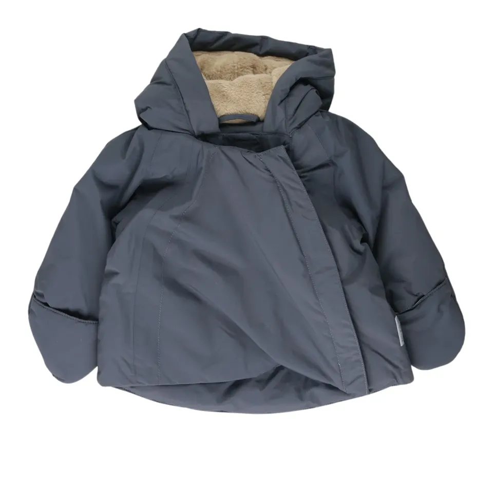 MINI A TURE Yaka babyjakke 3m/62cm blå vandtæt