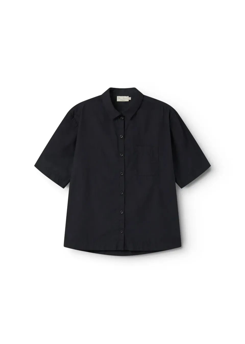 MarMar Copenhagen Tatum S W skjorte black poplin S-XL