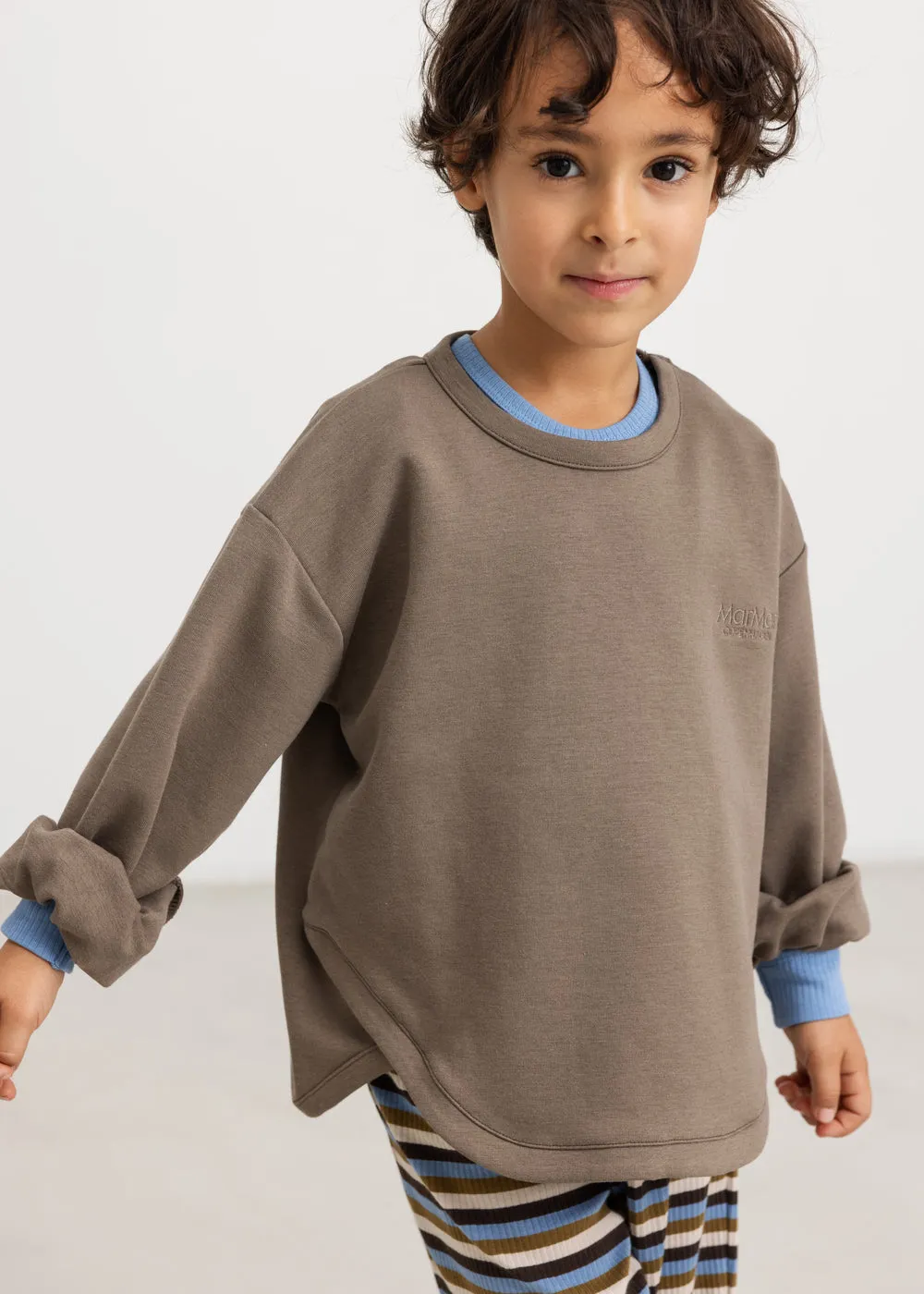 MarMar Plain Tee LS t-shirt Blue Heaven modal