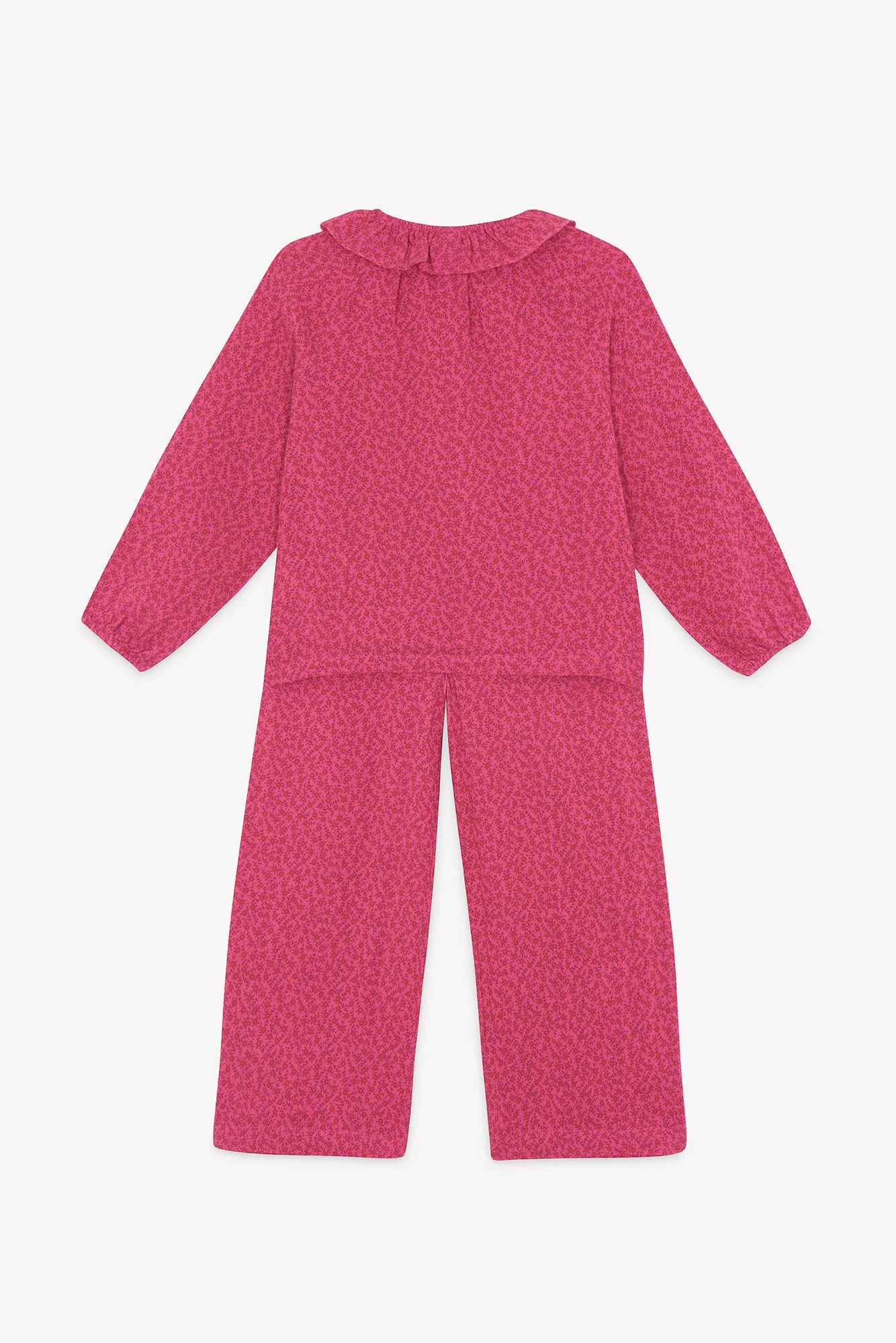 Bonton Papita Foulfleur Rose pyjamas rosa bomuld