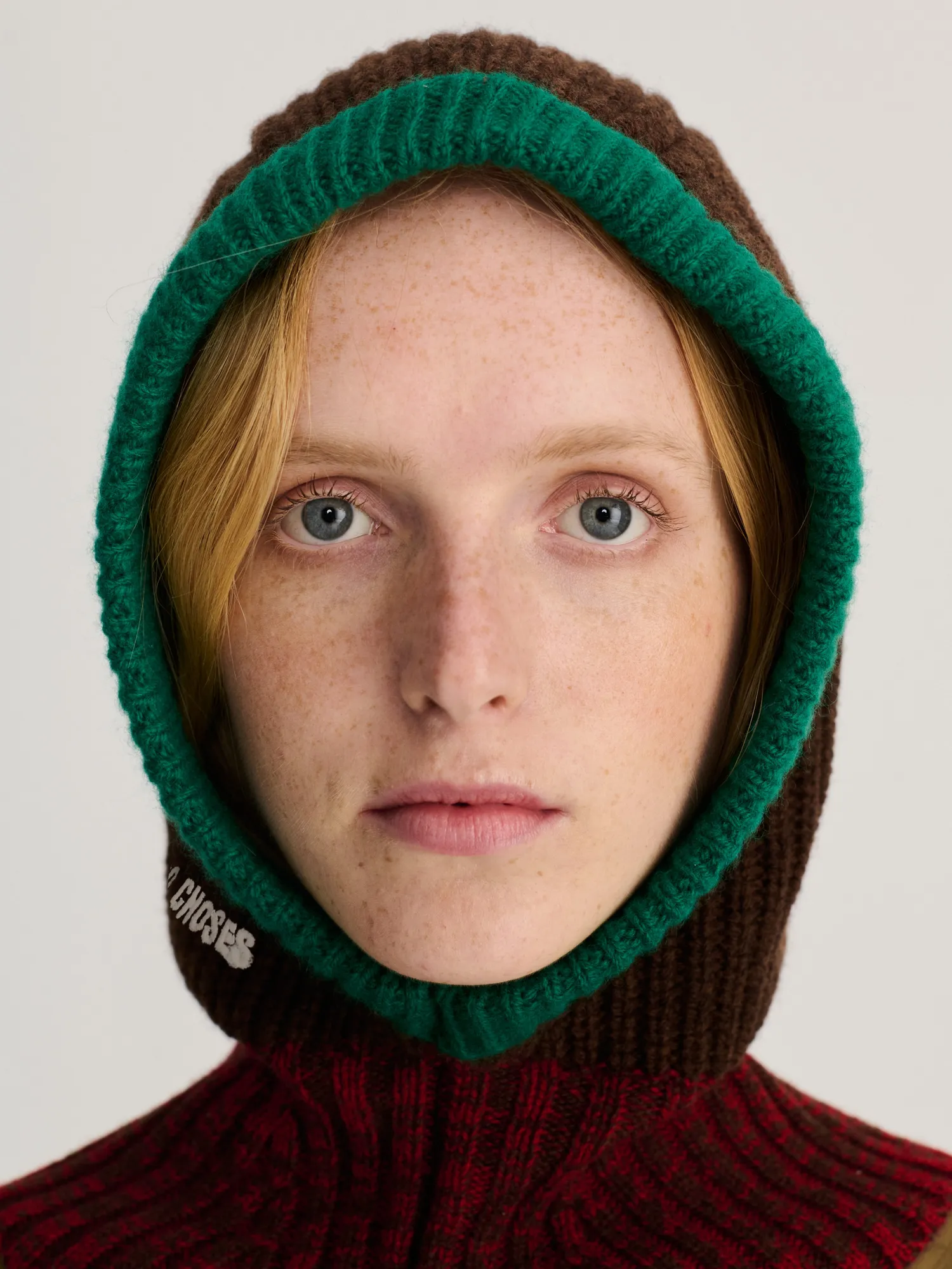 Bobo Choses Color Block elefanthue mørkebrun HEAD58