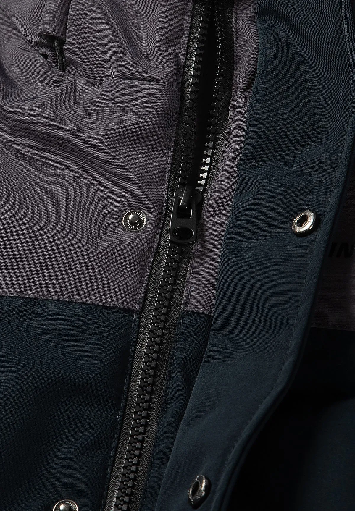 Minoti 45263 drengeparka sort varm foret
