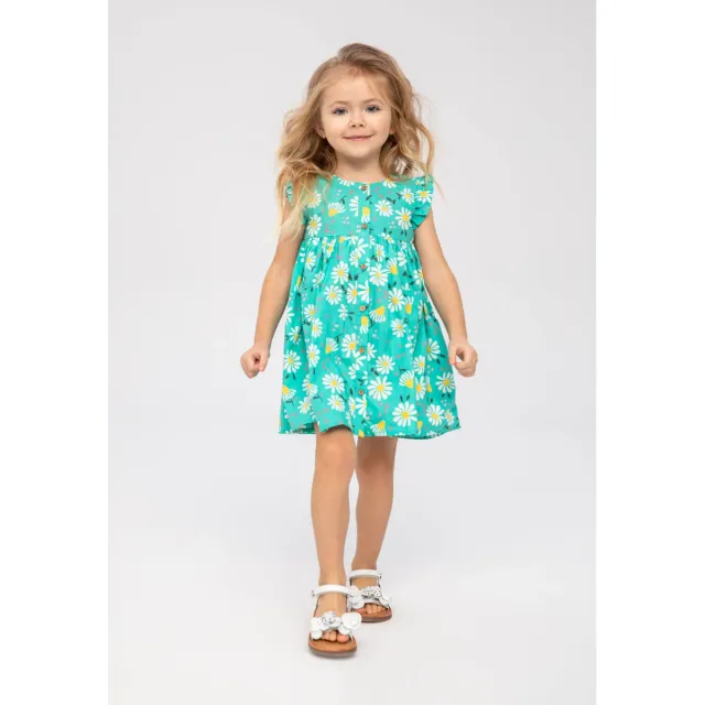 Minoti 38116 kjole turkis marguerit til baby