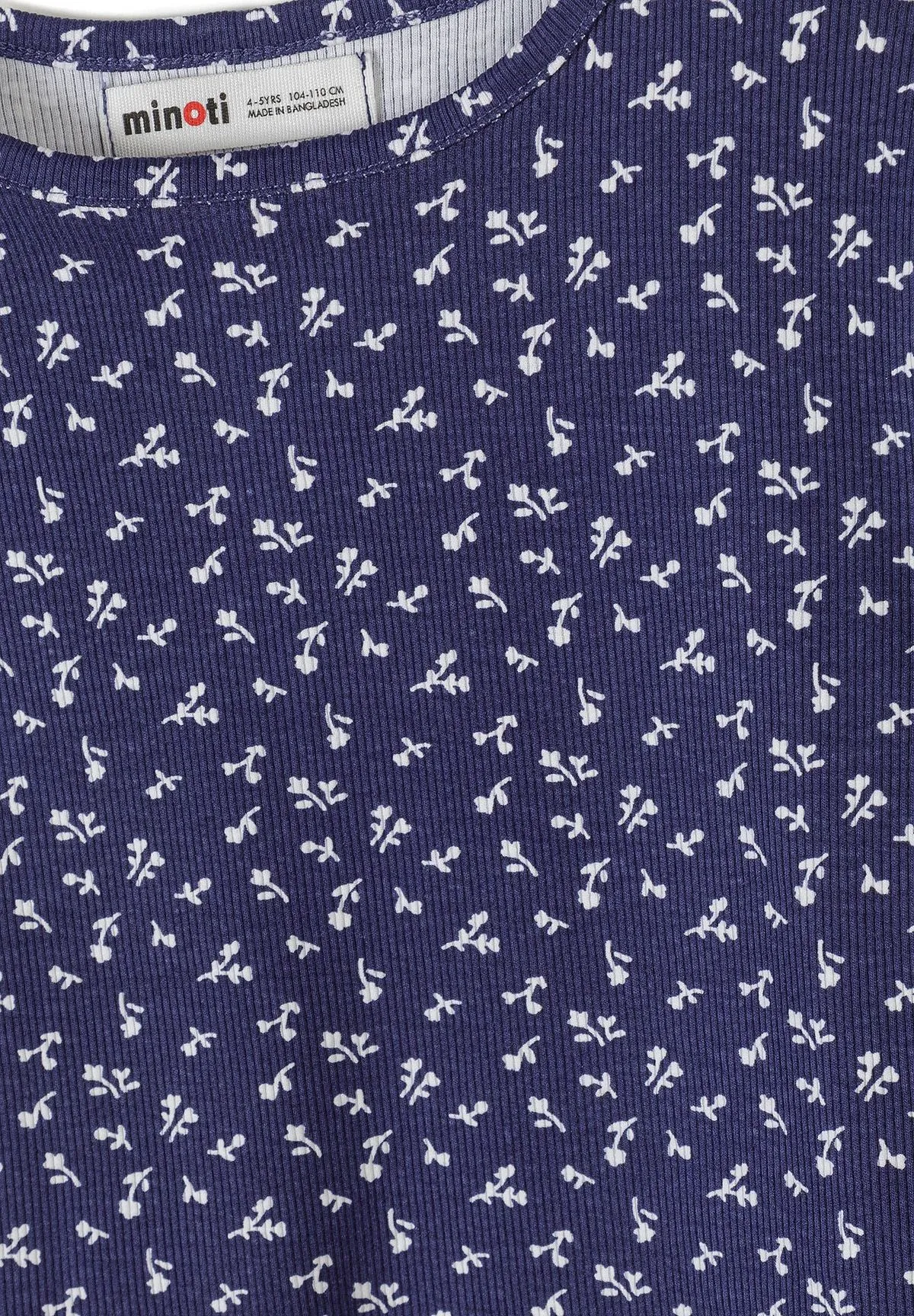 Minoti 44901 pyjamas til piger 2-pak bomuld rib