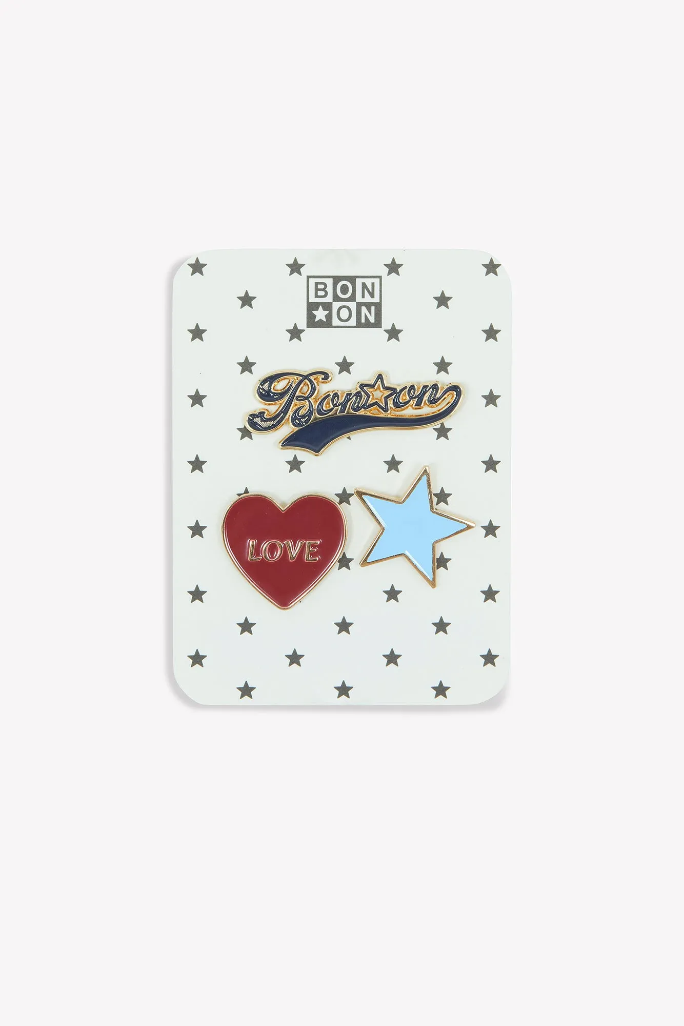Bonton Vintage Bleu pins 3-pak blå