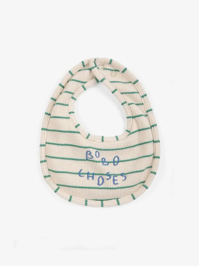 Bobo Choses bib hagesmæk offwhite ONE SIZE økologisk