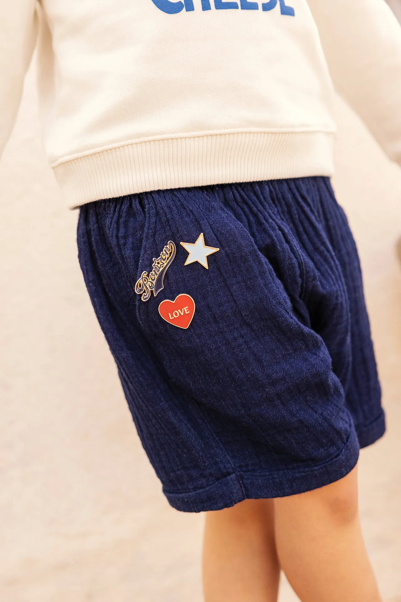Bonton Vintage Bleu pins 3-pak blå