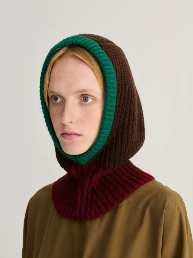 Bobo Choses Color Block elefanthue mørkebrun HEAD58