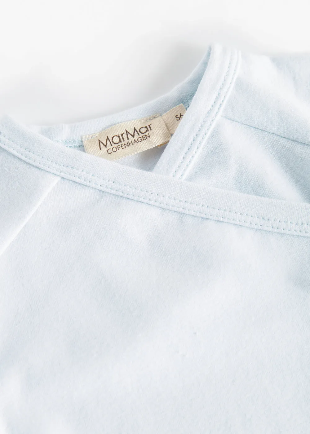 MarMar Tut Wrap LS bluse Light Blue modal nyfødt