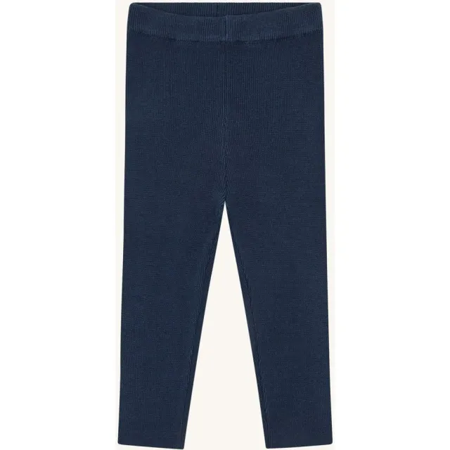 Hust & Claire Lui Knit Rib leggings Blues bambus