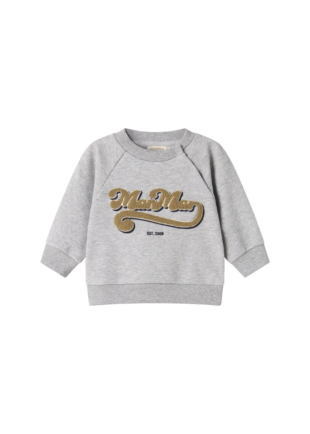 MarMar Theos B Bluse Dark Bronze Logo økologisk bomuld