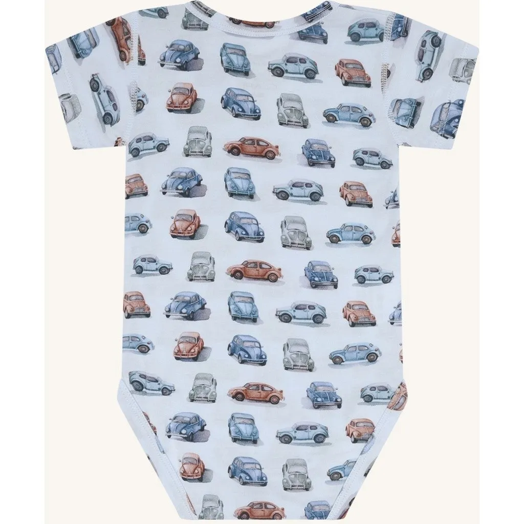 Hust & Claire Buller Retro Cars body Water bambus kortærmet
