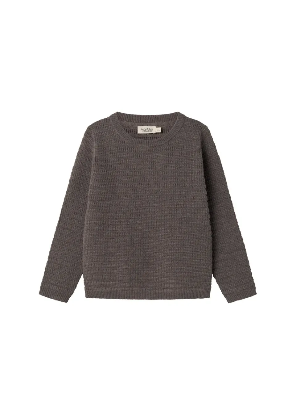 MarMar Tano striktrøje Dusty Brown Mel. merino