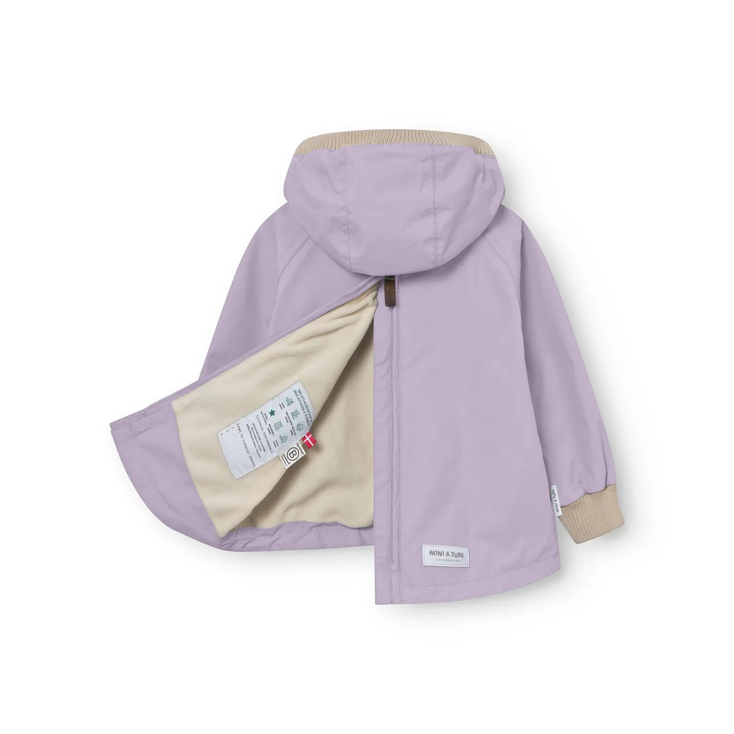 MINI A TURE MATBABYVITO anorak Cloud blue fleeceforet