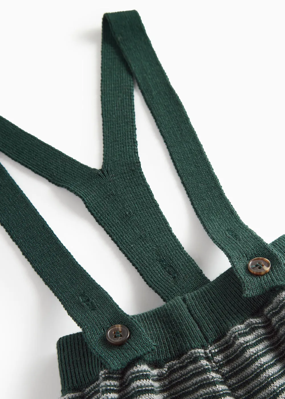 MarMar Perrin strikbukser Dark Leaf Stripe bomuld