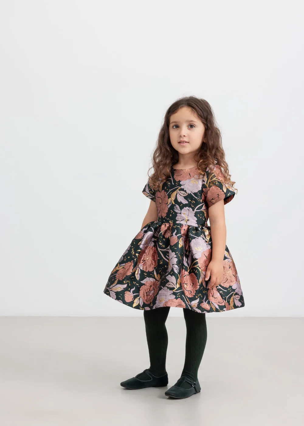 MarMar Copenhagen Doreen Kjole Winter Bouquet jacquard