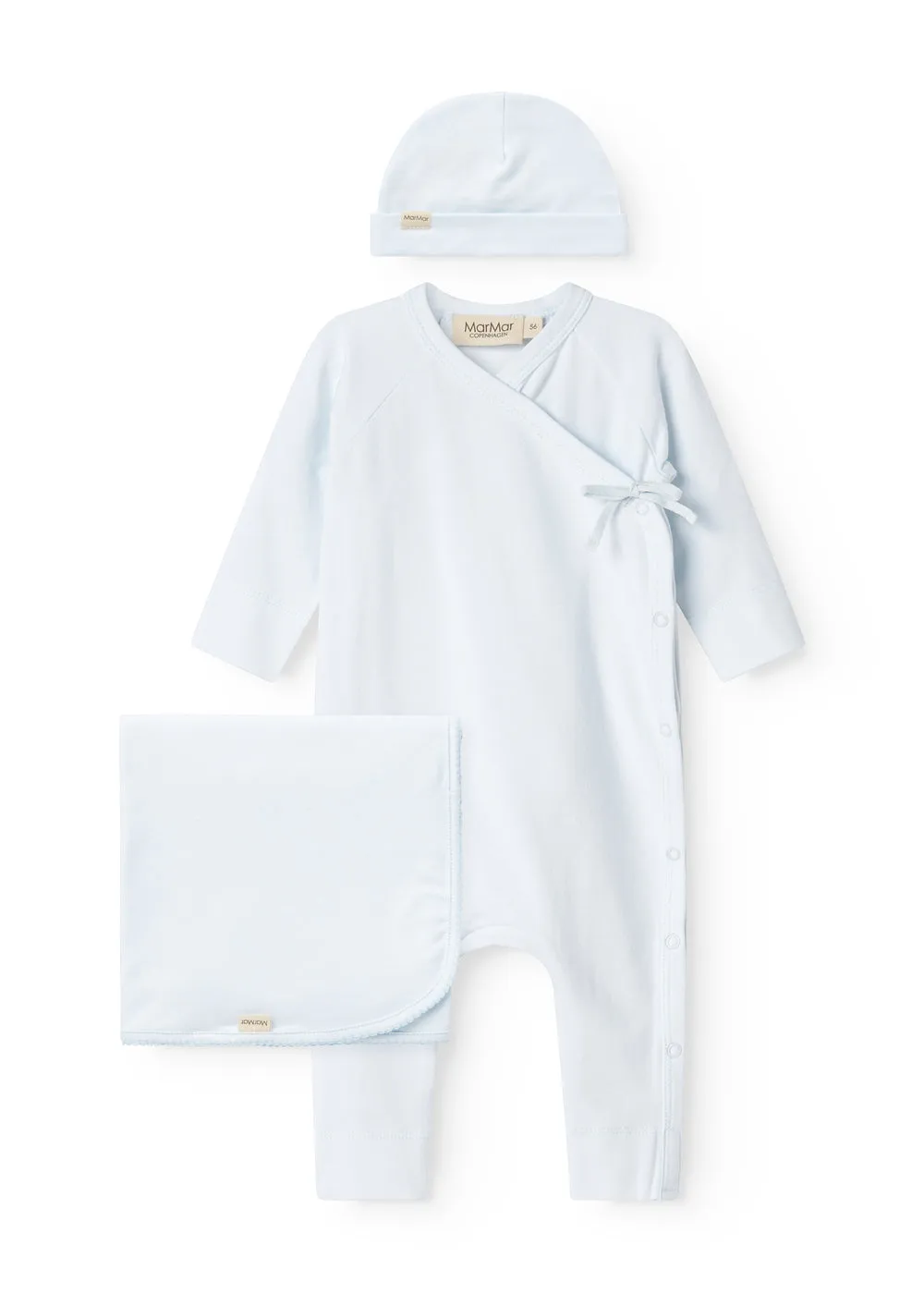 MarMar Gift Box No Feet 3 pcs Light Blue gaveæske
