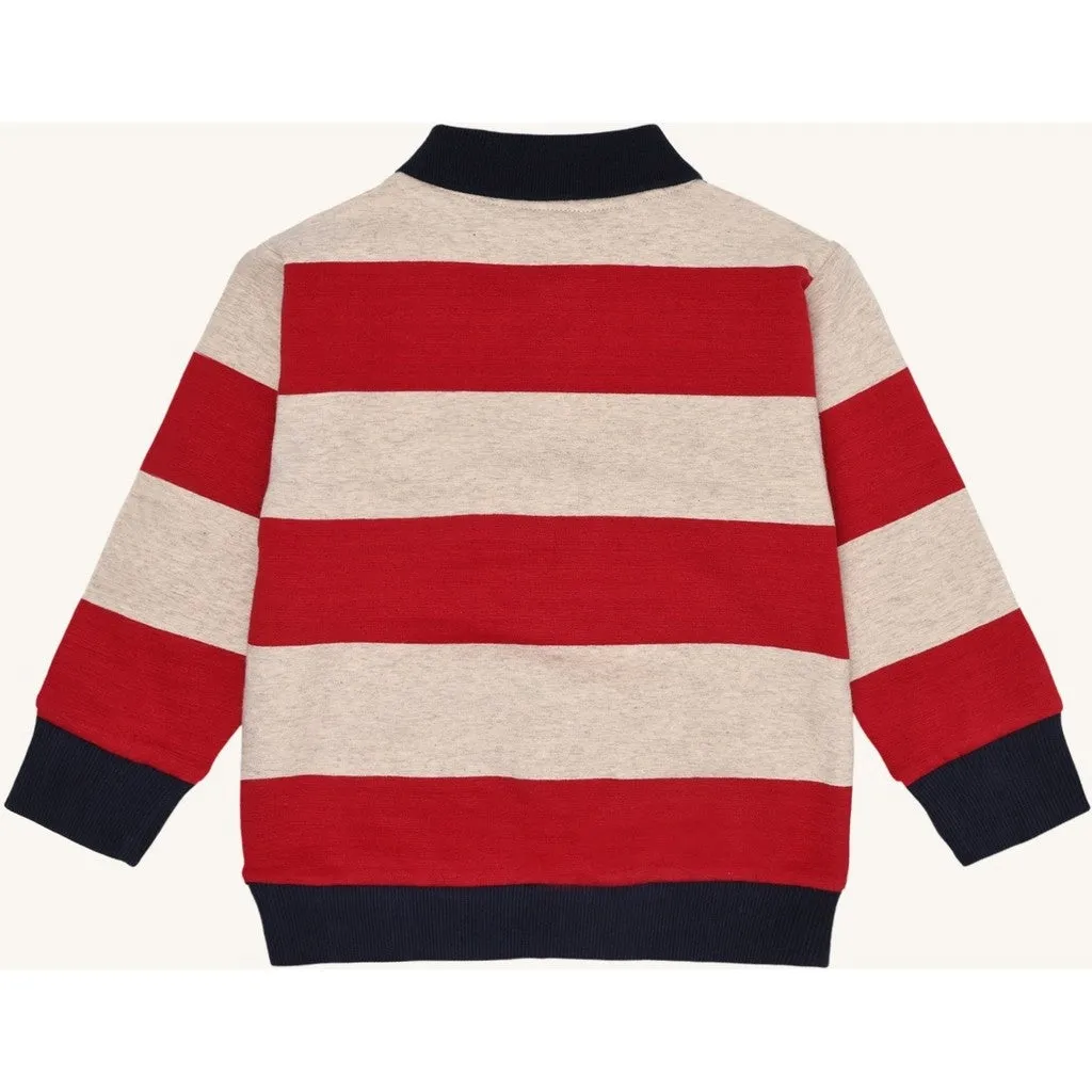 Hust & Claire HCSejer sweatshirt Warm Red økologisk bomuld