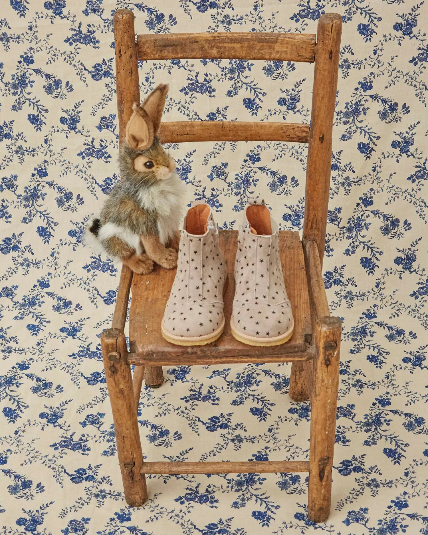 Emile et Ida Prairie boots grå stjerner ruskind