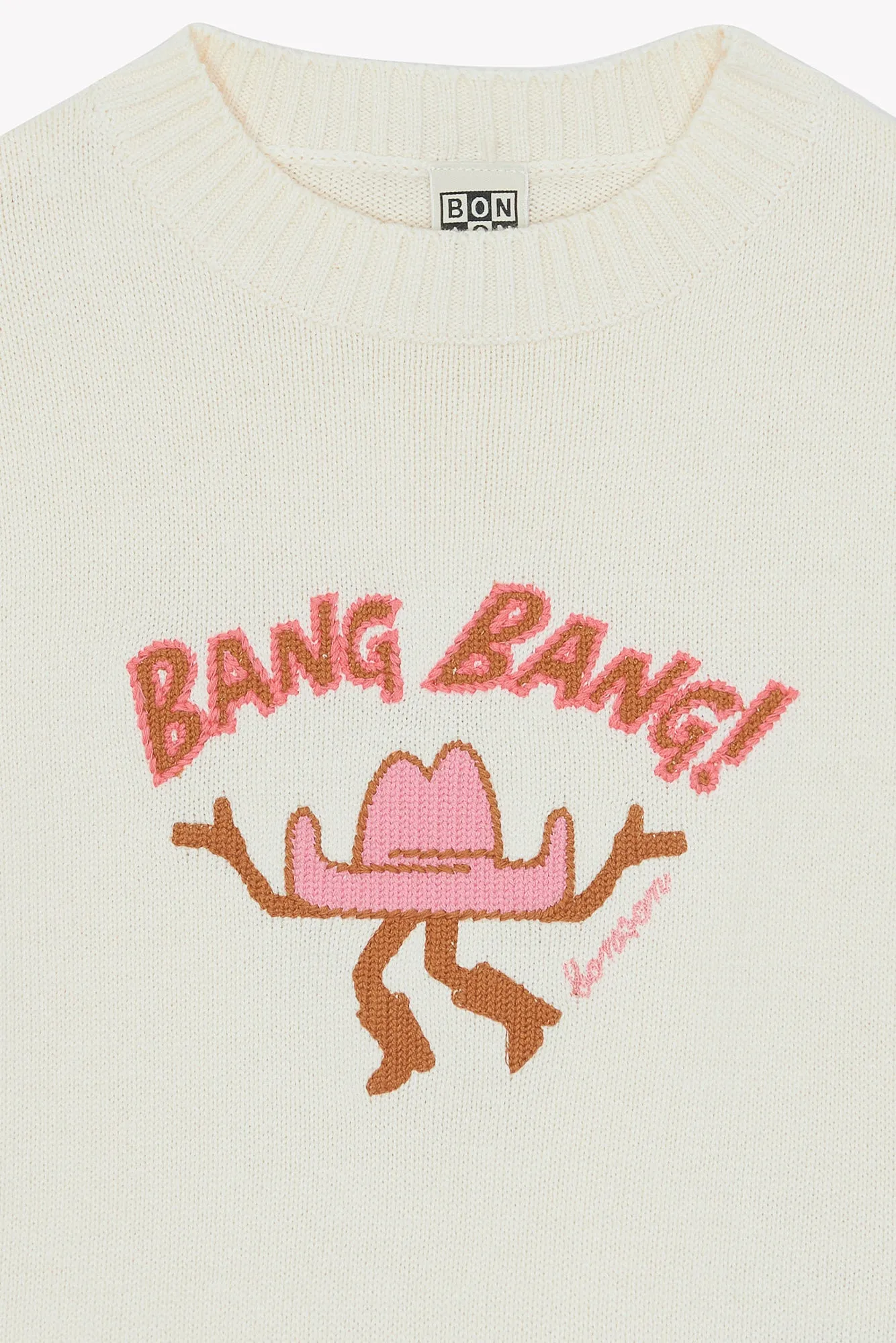 Bonton Lovely Bangbang sweater beige bomuld