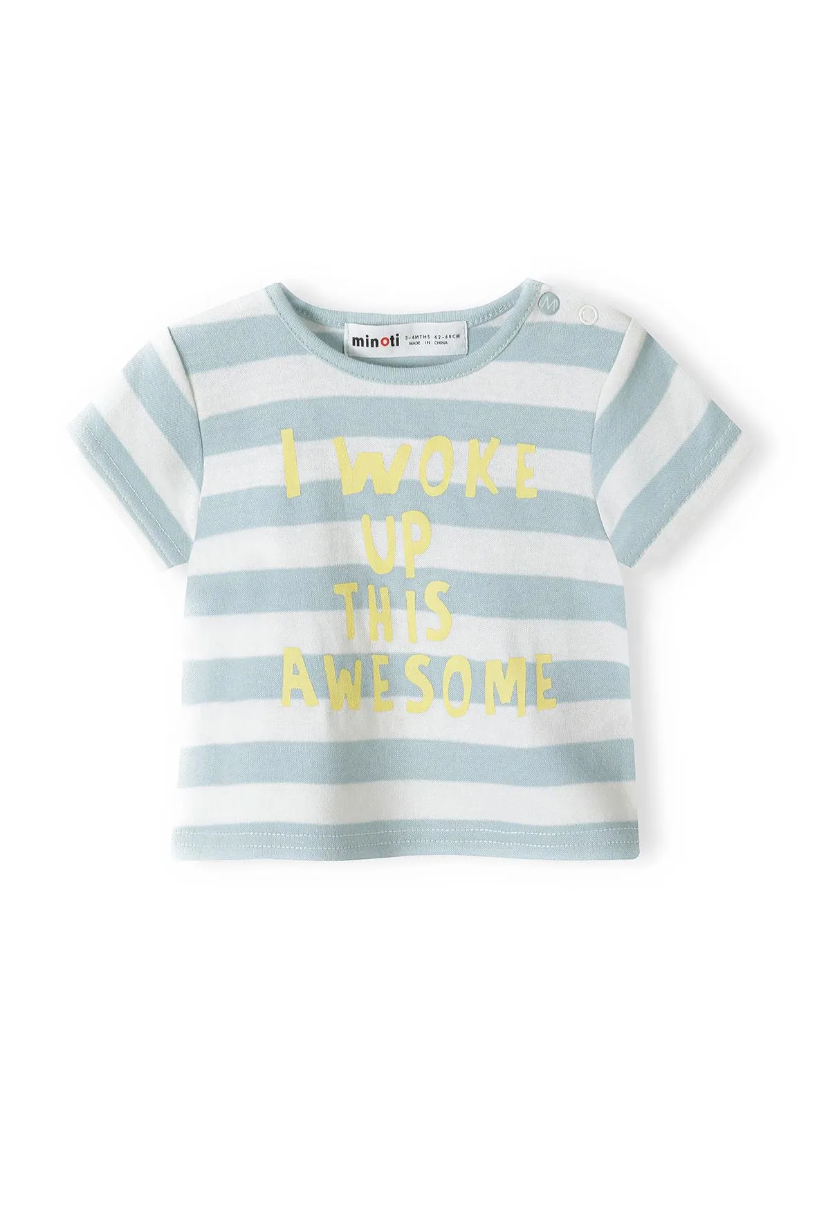 Minoti 38001 t-shirts baby 2-pak bomuld