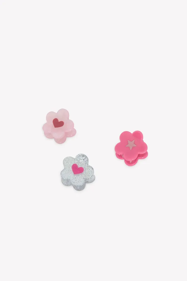 Bonton Rose Fleurs hårspænder rosa blomst