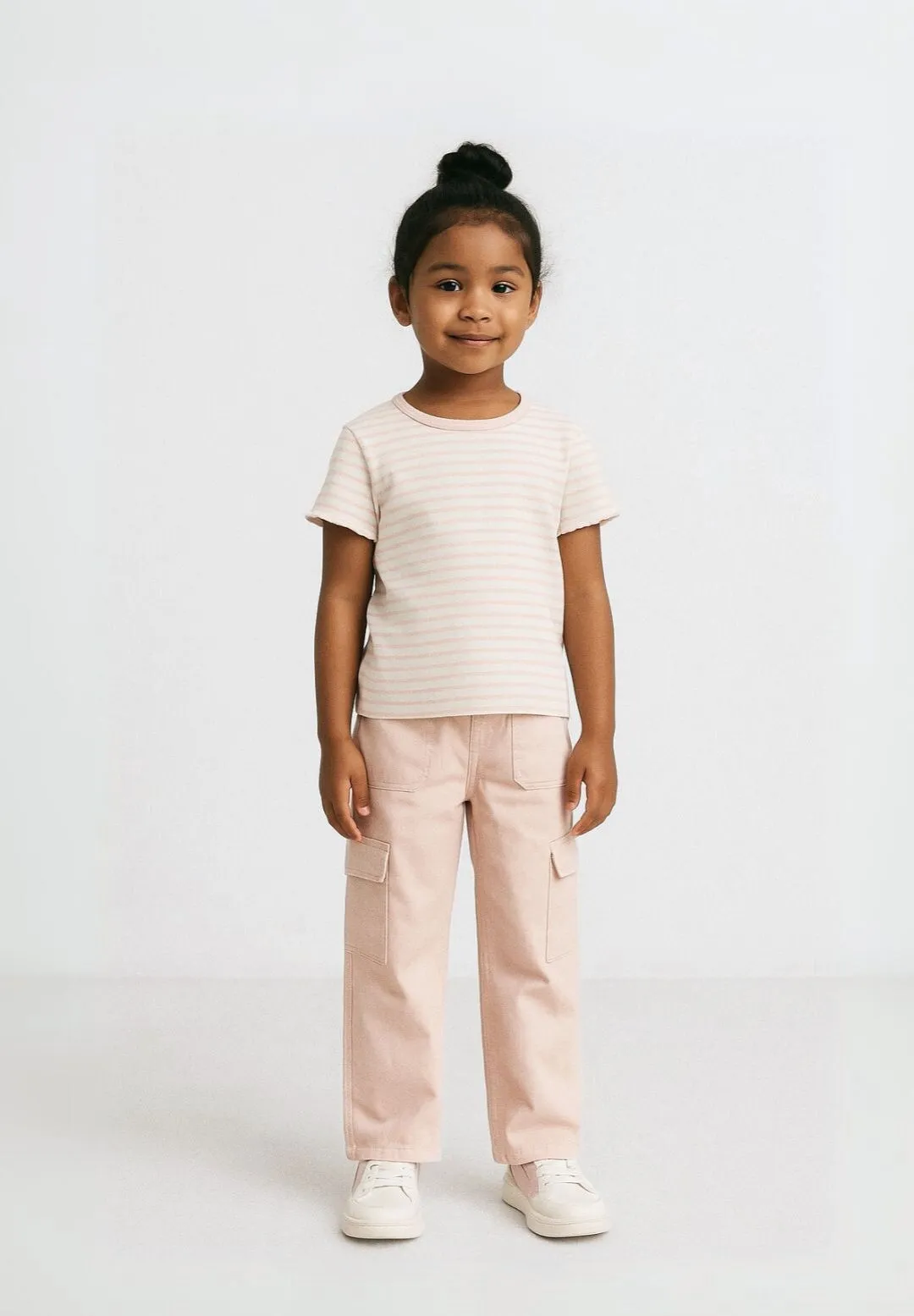 Minoti 42738 cargobukser rosa bomuld